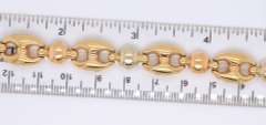 18kt  Gucci Style Link Bracelet