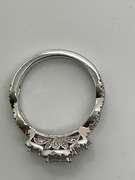 CERTIFIED NEIL LANE 14K WHITE GOLD AND DIAMOND RING