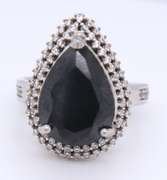 925 Sterling Silver Group Lot of Black Onyx and Cubic Zirconia Jewelry