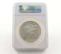 MS69 (1989) P Astronaut With US Flag Young Astronauts Silver - NGC