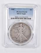 VG10 1987 American Silver Eagle PCGS Lowball
