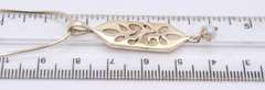 Vintage Sterling Silver Signed Pendant on Chain Necklace