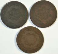 Collectible 1817, 1828, & 1829 Coronet Head Large Cents