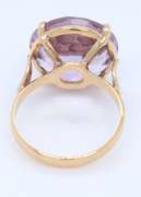 Vintage Yellow Gold Rose Quartz Ring