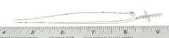 18k white gold necklace with diamond cross