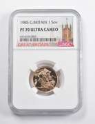 PF70 UCAM 1985 Great Britain 1 Gold Sovereign NGC
