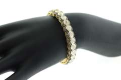 Suggestively Scalloped Diamond Bangle