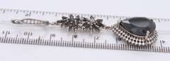 925 Sterling Silver Group Lot of Black Onyx and Cubic Zirconia Jewelry
