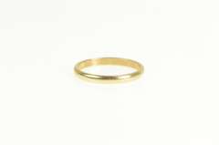 14K Yellow Gold Classic Simple 2.0mm Wedding Band Ring