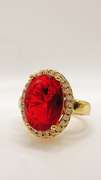 22kt Gold Plated Gemstone Cocktail Ring