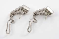 Gorgeous Diamond Earrings in 18K White Gold