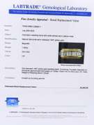 Elegant Yellow Gold Channel Set Baguette Diamond Band