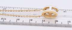Fabulous 18kt Yellow Gold H initial Pendant on Chain