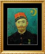 Vincent Van Gogh, Portrait of Lieutenant Paul-Eugene Milliet