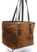 Small Suede Chocolate Bucket Bag