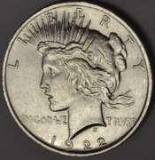 1922 Silver Peace Dollar Uncirculated