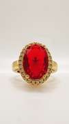 22kt Gold Plated Gemstone Cocktail Ring