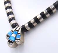 Vintage Sterling Silver Turquoise Necklace