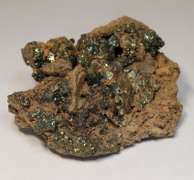 Large multi-crystal 655ct naturally entwined Pyrite