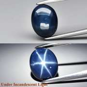 Excellent 3.72ct royal blue Star Sapphire