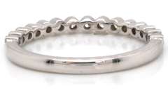 Brand New Gabriel & Co Diamond Milgrain Bezel Band in White Gold