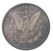 1878-S Morgan Silver Dollar - Beautiful Rainbow Tone