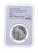 MS69 1968 New Orleans 250th Anniv Silver So Called Half Dollar - NGC