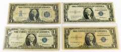 4 U.S. Silver Certificate Dollar Bills
