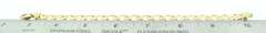 Stylized 14k Gold Curb Chain Bracelet