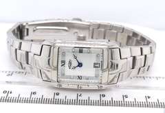 Rotary Quartz Silver Dial Analogue Display Watch