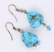 Turquoise Costume Dangle Earrings