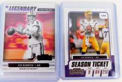 2 Joe Burrow 2020 Panini LSU Football Cards
