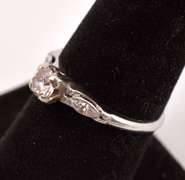 Incredible 0.45CTS Diamond Ring in Platinum