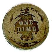 1890 Liberty Seated Dime