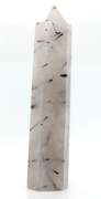 Tourmalinated Quartz Wand Obelisk Point