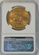Super Near Gem BU 1927 St. Gaudens $20 Gold. NGC MS64