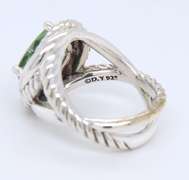 David Yurman Prasiolite Infinity Cable Ring