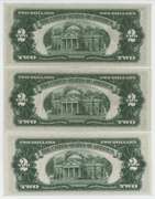 2 1928-D & 1928-F $2 Red Seal Notes. Very Choice Crisp Uncs