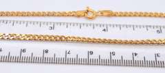 Lot of 2 Italian Sterling Silver Chain Necklaces