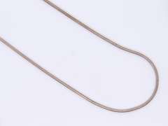 Vintage Italian Sterling Silver Snake Chain Necklace