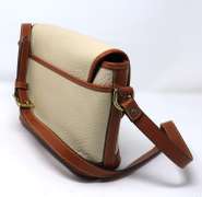 Dooney & Bourke off White Peddle Leather Crossbody