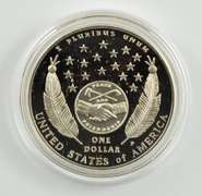 2004-P Lewis & Clark Commemorative Dollar Coin & Pouch Set Box & COA