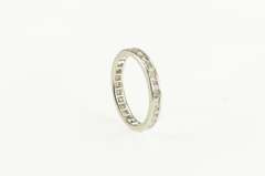 Platinum 0.90 Ctw Diamond Eternity Anniversary Band Ring
