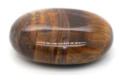 Radiant Tiger's Eye Palm Stone