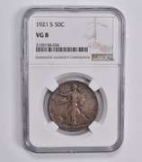 VG8 1921-S Walking Liberty Half Dollar NGC