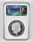 PF70 UCAM 2009 Great Britain 5 Pounds Silver Olympics Piefort NGC