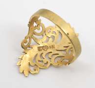 Pretty 14k Geometric Ring