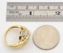 Sparkling Channels of Diamonds Ring