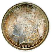 Brilliant Uncirculated 1896 Morgan Silver Dollar