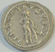 Near Mint Gordian III Roman Silver Denarius, 238-244 AD